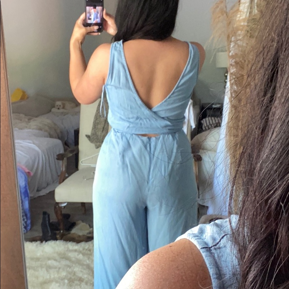 Chambray Jumpsuit - image 2